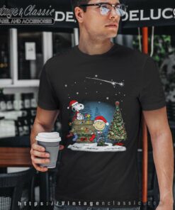 Snoopy Charlie Brown Merry Christmas T Shirt