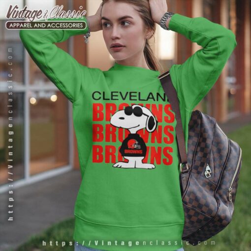 Snoopy Cleveland Browns Browns Repeat Shirt