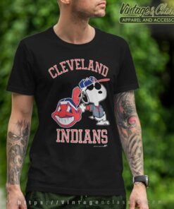 Snoopy Cleveland Indians Mlb Baseball Shirt - High-Quality Printed