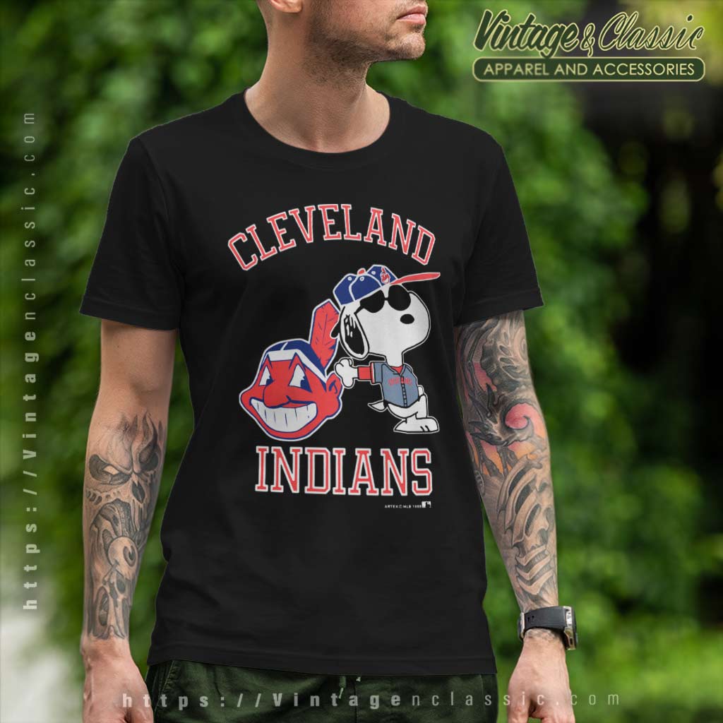 Snoopy Cleveland Indians Mlb Baseball Shirt - High-Quality Printed Brand