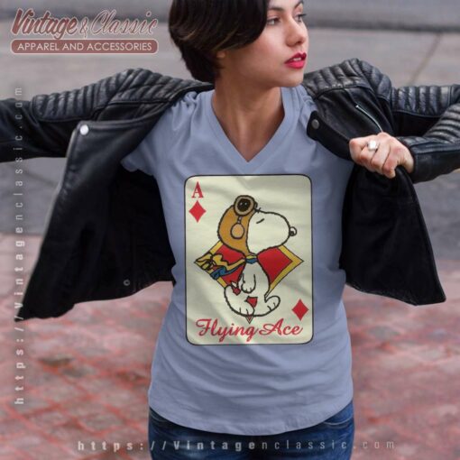 Snoopy Flying Ace Card Shirt