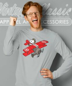 Snoopy Flying Ace Red Baron Long Sleeve Tee