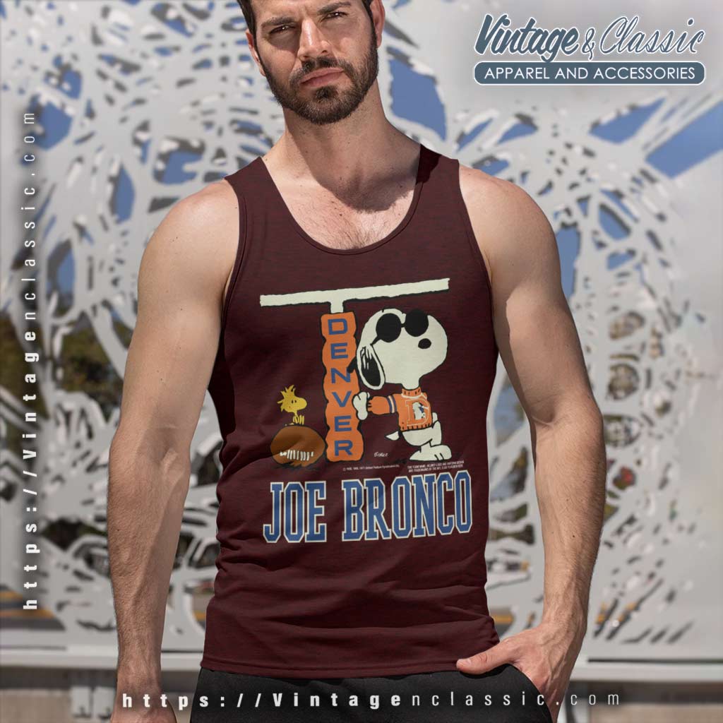 Snoopy Joe Bronco Denver Broncos Shirt - High-Quality Printed Brand