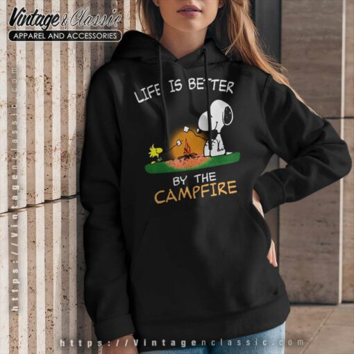 Snoopy Life Is Better By The Campfire Shirt