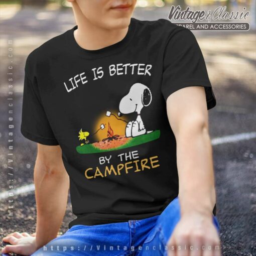 Snoopy Life Is Better By The Campfire Shirt
