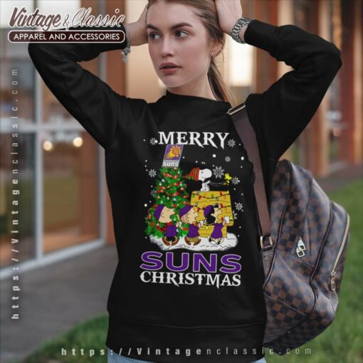 Snoopy Merry Phoenix Suns Christmas Shirt
