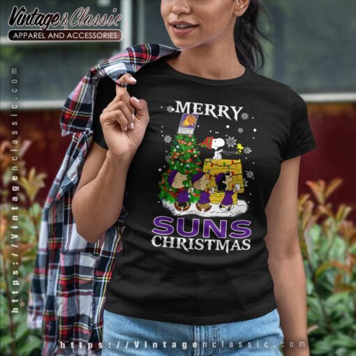 Snoopy Merry Phoenix Suns Christmas Shirt