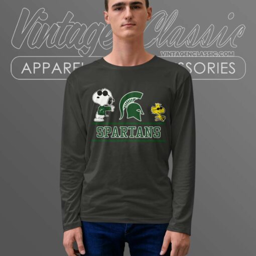 Snoopy Michigan State Spartans Shirt