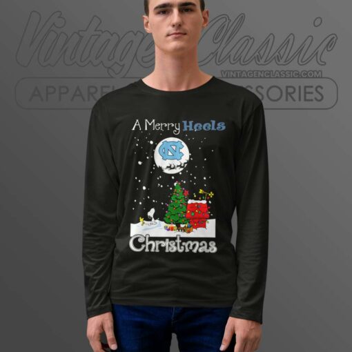 Snoopy North Carolina Tar Heels Ugly Christmas Shirt