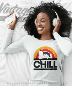Snoopy Peanuts Chill Relaxed Long Sleeve Tee
