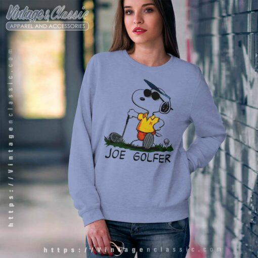 Snoopy Peanuts Joe Golfer Shirt