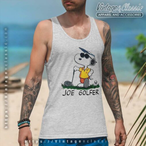 Snoopy Peanuts Joe Golfer Shirt