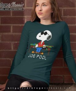 Snoopy Peanuts Joe Pool Long Sleeve Tee