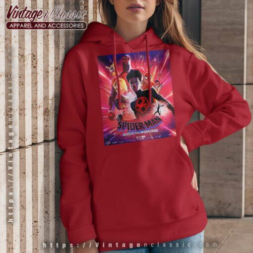 Spider Man Across The Spider Verse Poster Shirt