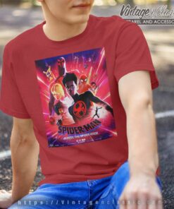 Spider Man Across The Spider Verse Poster T Shirt