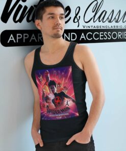 Spider Man Across The Spider Verse Poster Tank Top Racerback
