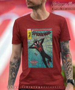 Spider Man Spiderverse Collectors Comic T Shirt