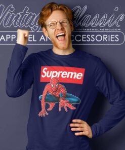 Supreme Mavels Spider Man Long Sleeve Tee