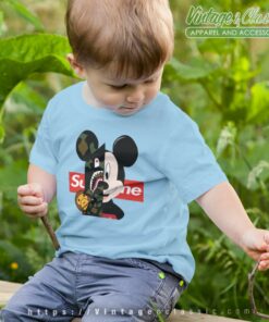Supreme Mickey Mouse Bape Kids T Shirt