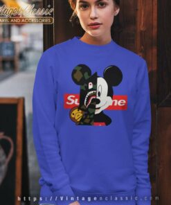 Mickey mouse 2025 bape hoodie