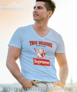 Supreme True Religion V Neck TShirt