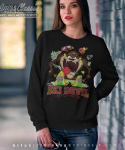 Taz Looney Tunes Ski Devil Sweatshirt