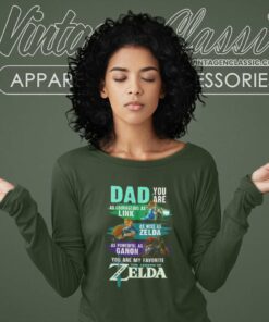 The Legend Of Zelda Father Day Gift Long Sleeve Tee