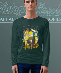 The Simpsons Harry Potter Long Sleeve Tee