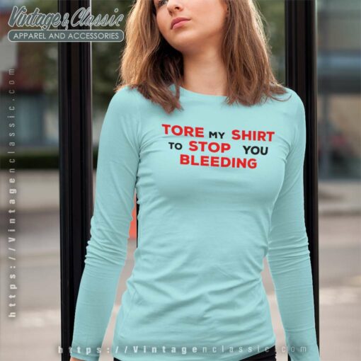Tore My Shirt To Stop You Bleeding Billie Eilish