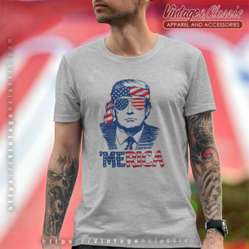 Trump Merica 4th of July Shirt