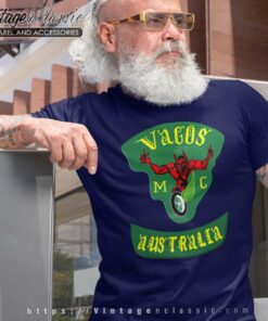 Vagos Mc Australia Biker T shirt