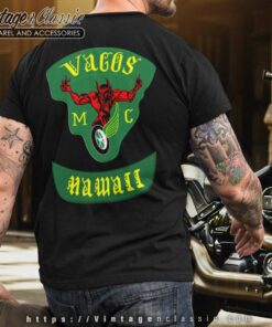 Vagos Mc Hawaii T shirt Backside