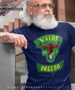 Vagos Mc Oregon Biker T shirt 1