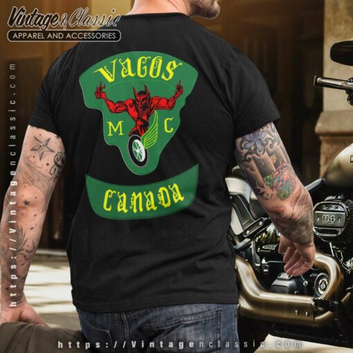 Vagos Motorcycle Club Canada Shirt