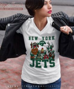 Vintage 90s New York Jets Looney Tunes Shirt - High-Quality Printed Brand