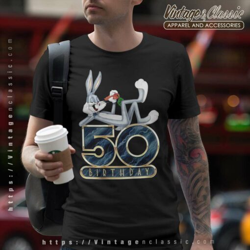 Vintage Bugs Bunny 50th Birthday Anniversary Shirt