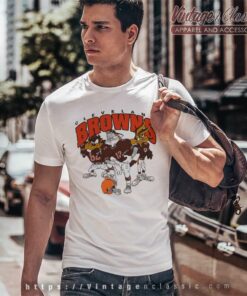 Vintage Cleveland Browns Looney Tunes Shirt - High-Quality Printed Brand