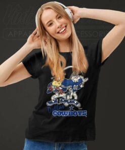 Vintage Dallas Cowboy X Looney Tunes Shirt - High-Quality Printed Brand