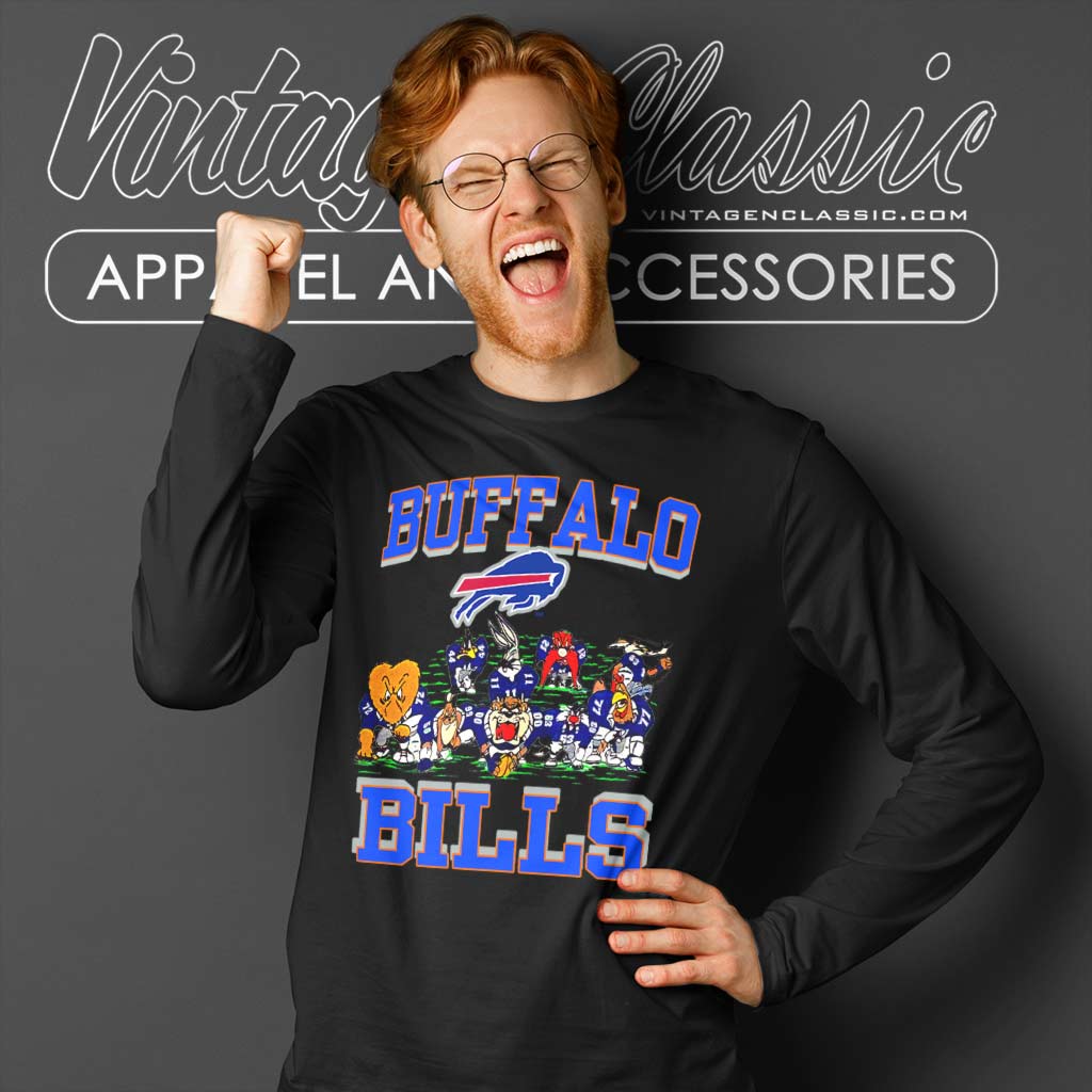 Gildan, Shirts, Vintage Nfl Buffalo Bills Looney Tunes Tshirt Buffalo Bills  Shirt Nfl Shirt