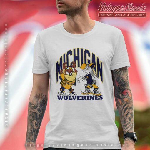 Vintage Michigan Wolverines Looney Tunes Shirt