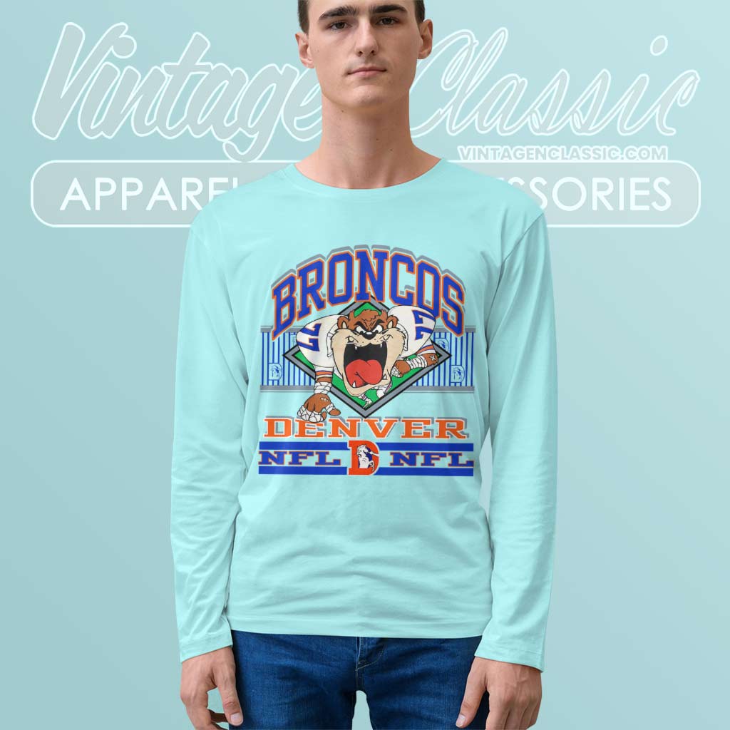 Vintage NFL Denver Broncos Football Sweatshirt Crewneck -   Sweden