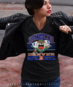 Denver Broncos Looney Tunes T-Shirt, Denver Broncos Shirt classic style  NH2132