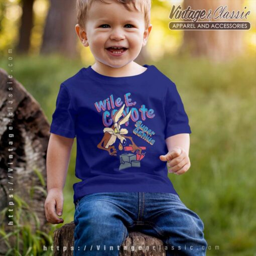 Wile E Coyote Super Genius Shirt, Vintage Looney Tunes