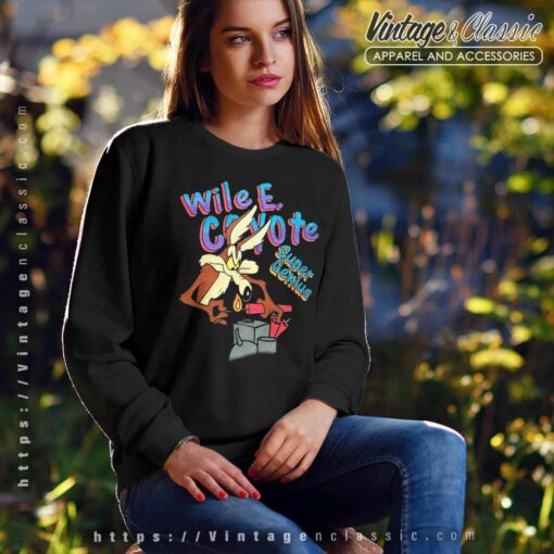 Wile E Coyote Super Genius Shirt, Vintage Looney Tunes