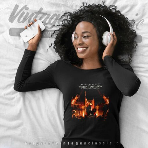 Within Temptation Shirt Black Symphony Album Cover