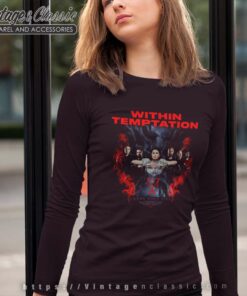 Within Temptation Shirt Carry Your Fire Long Sleeve Tee