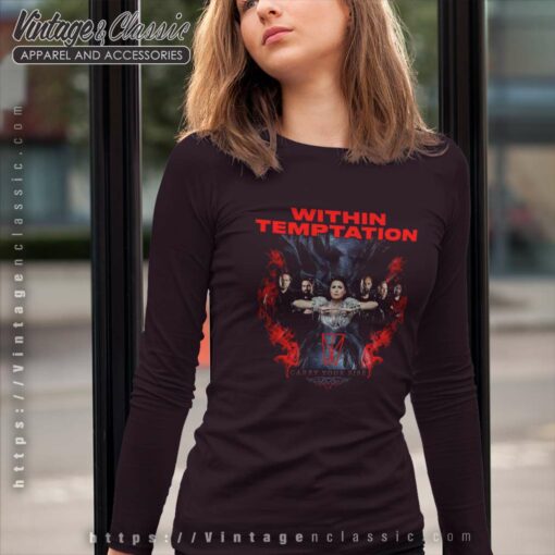 Within Temptation Shirt Carry Your Fire