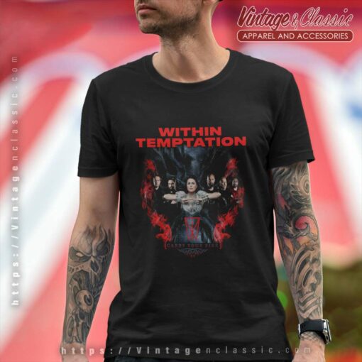 Within Temptation Shirt Carry Your Fire