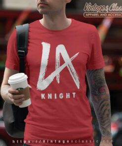 Wwe La Knight Logo T Shirt