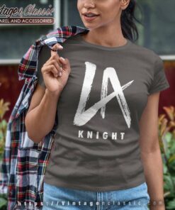Wwe La Knight Logo Women TShirt